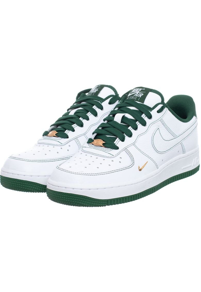 Tenisi barbati  W Air Force 1'07 Mini Jewel - piele alb/verde - Alb/Verde