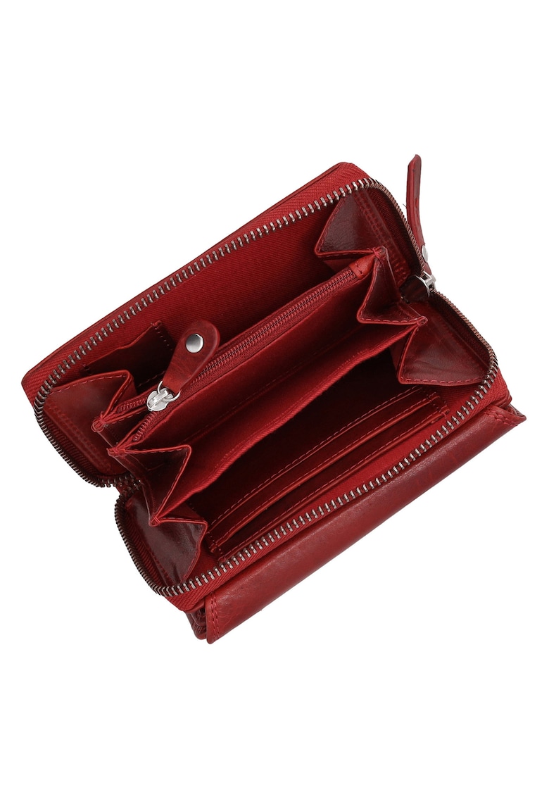 Portofel din piele cu buzunare multiple