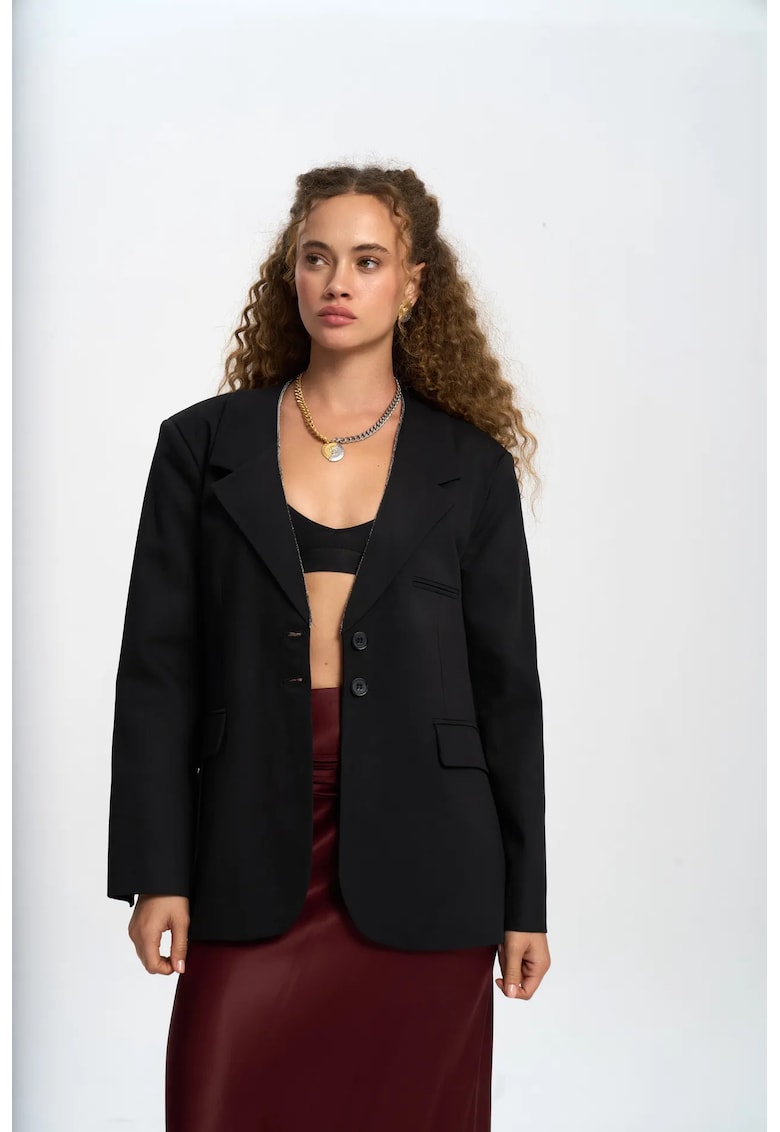 Sacou dama - HiCCUP - MAI STUDIOS Volda - negru - textil