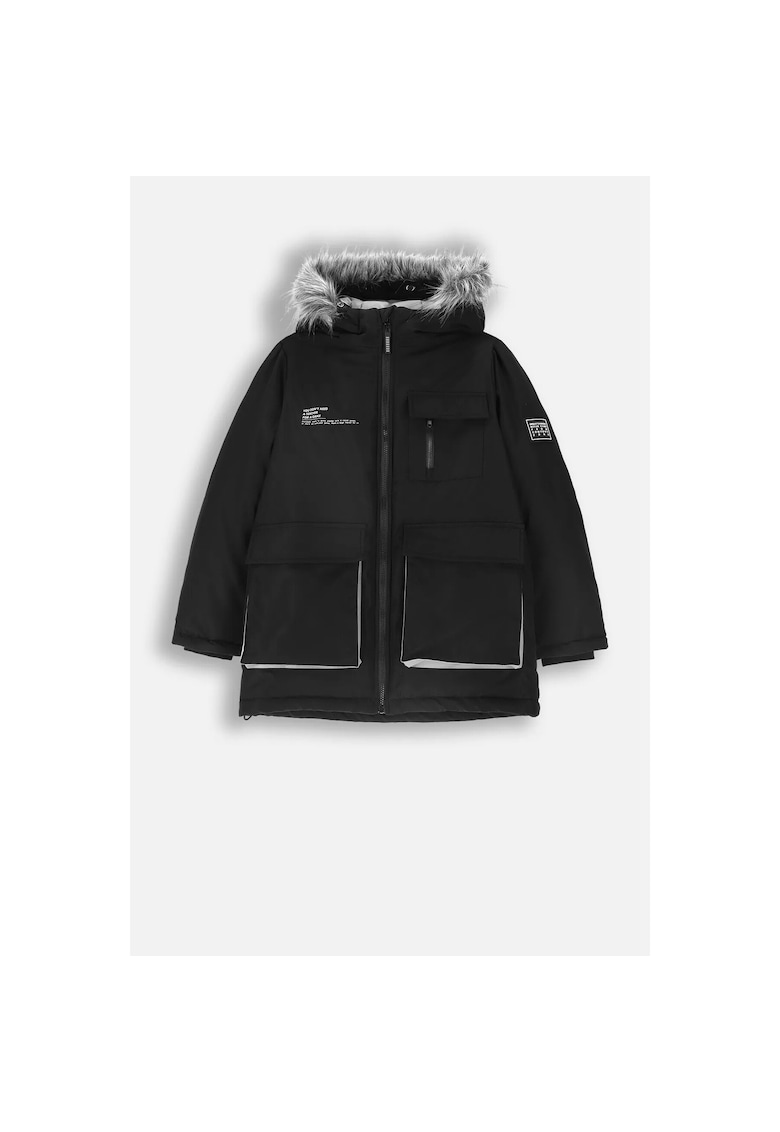 Geaca copii -  ZC4152107OBK-021-116 - neagra - poliester -