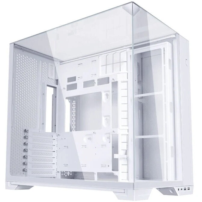 Carcasa O11 Vision Compact Midi-Tower E-ATX Tempered Glass Alb