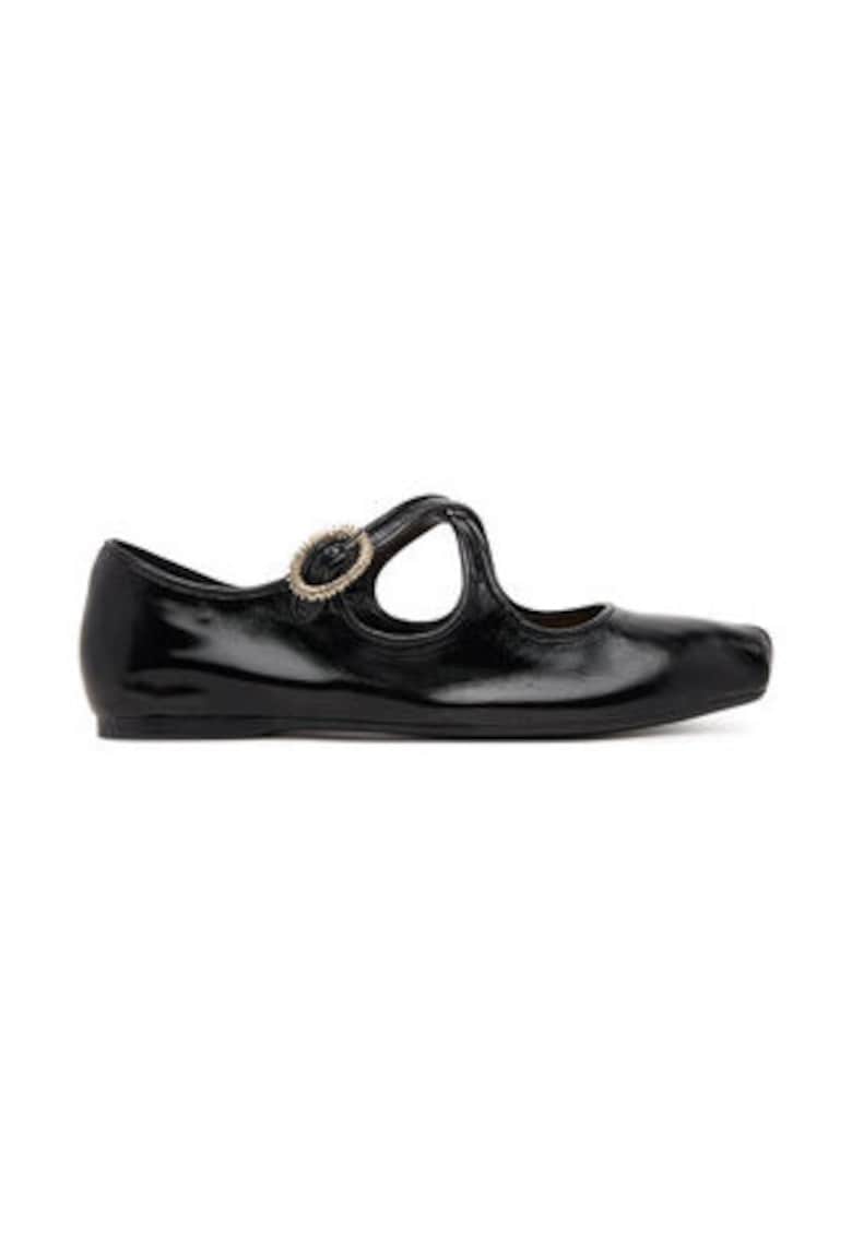 Balerini de dama -  305480965 - piele naturala - negru