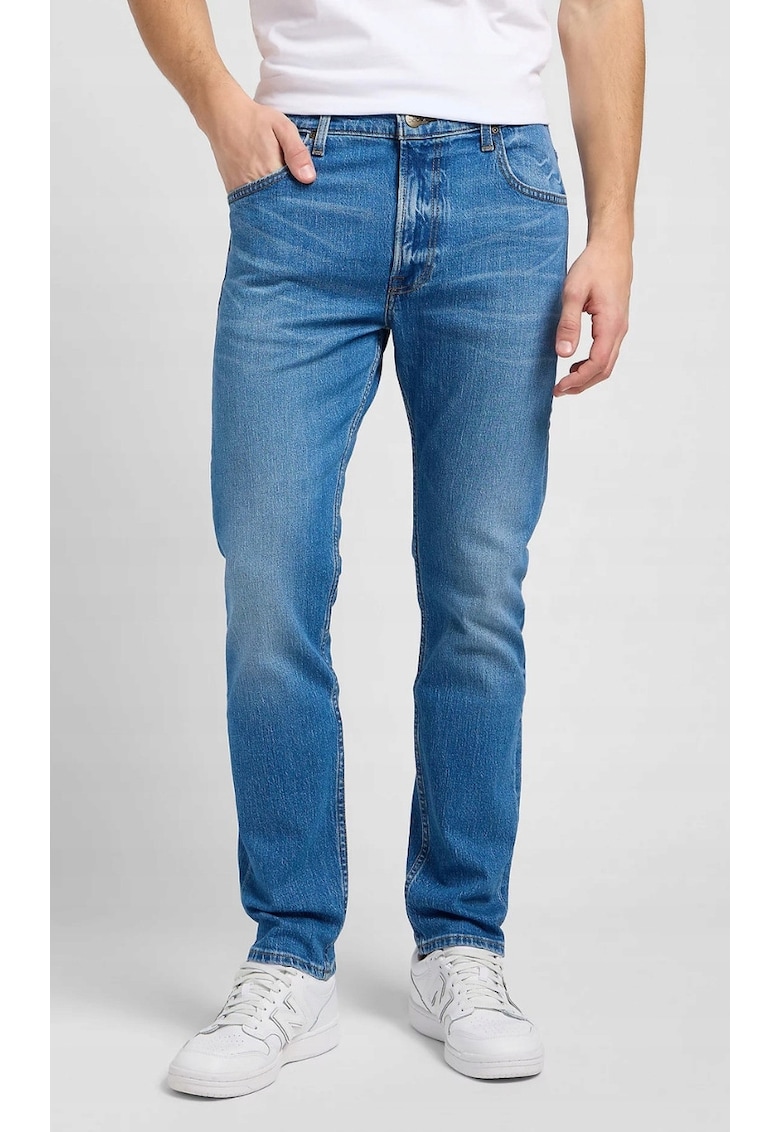 Blugi pentru barbati  Rider - bumbac/elastan - slim - albastru