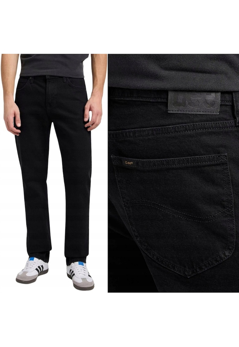 Jeans barbatesti  West Relaxed Negru W31 L32 - talie medie - croi lejer