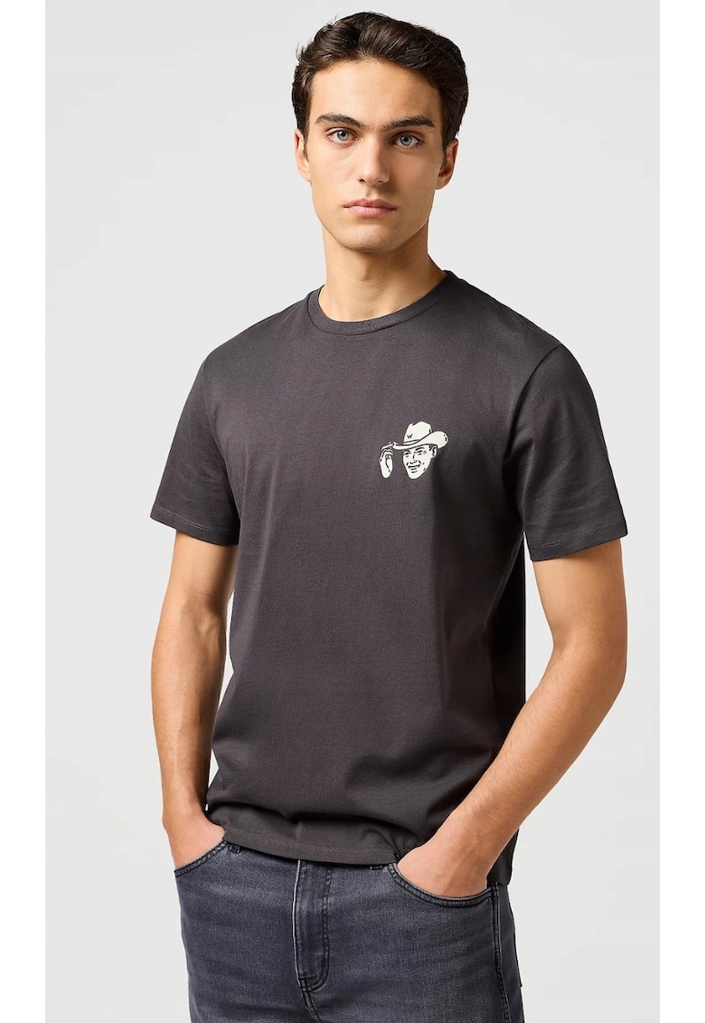 Tricou barbati -  SMALL GRAPHIC TEE - negru - bumbac - maneca scurta