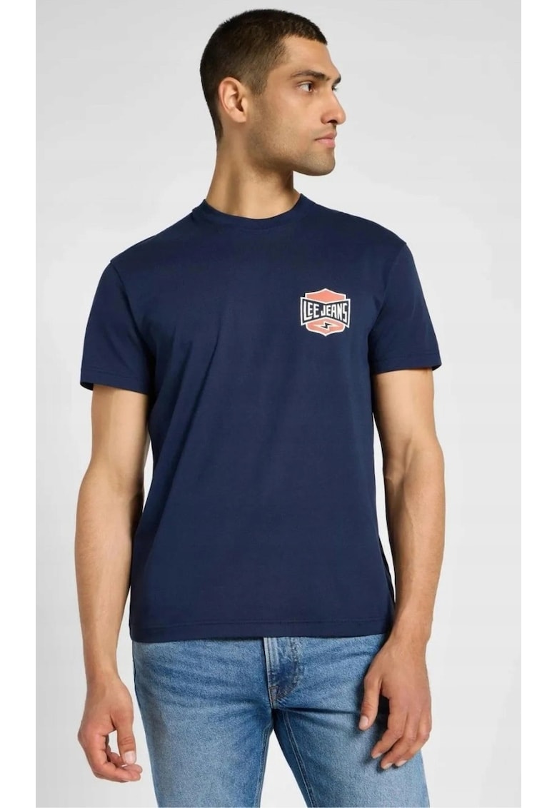 Tricou barbati -  RELAXED TEE - supradimensionat - bleumarin - bumbac