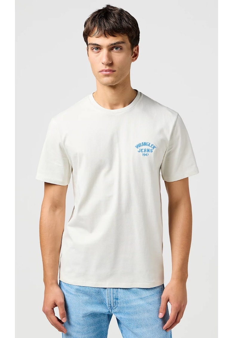 Tricou barbati -  SMALL LOGO TEE - bumbac - alb - maneca scurta