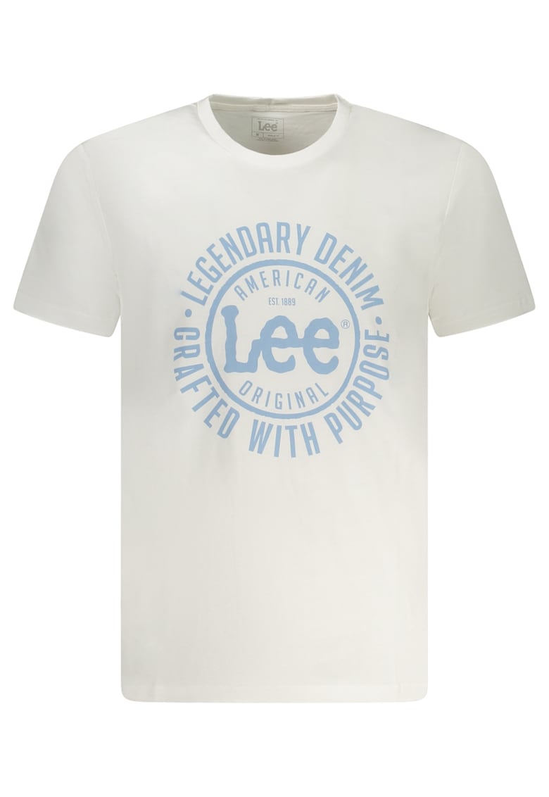 Tricou barbati -  100% bumbac - Alb - LMG0064 - Alb
