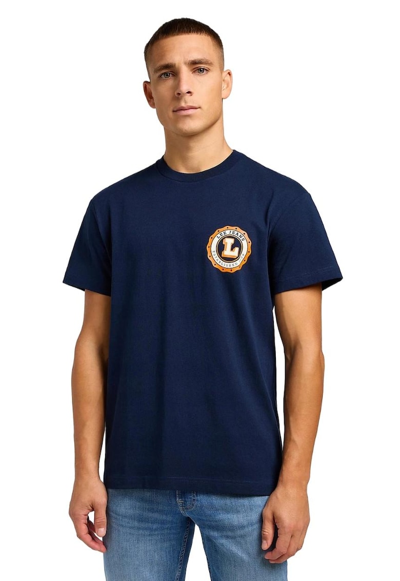 Tricou barbati -  Bumbac - Bleumarin