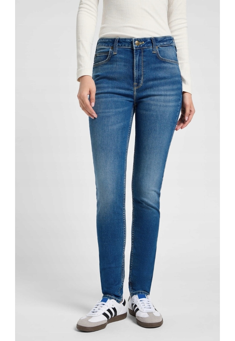 Blugi dama 112355554 -  Bumbac - Albastru -