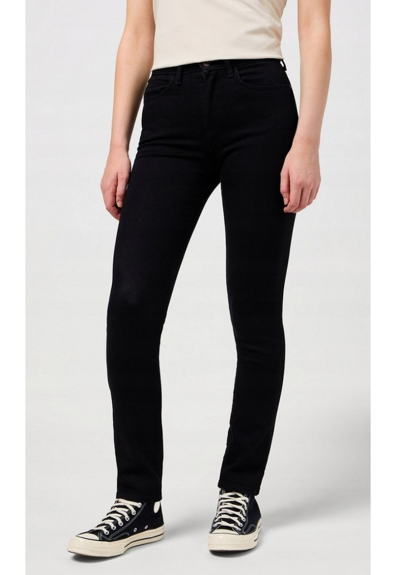 Blugi dama  SLIM Noir - bumbac/elastan - negru