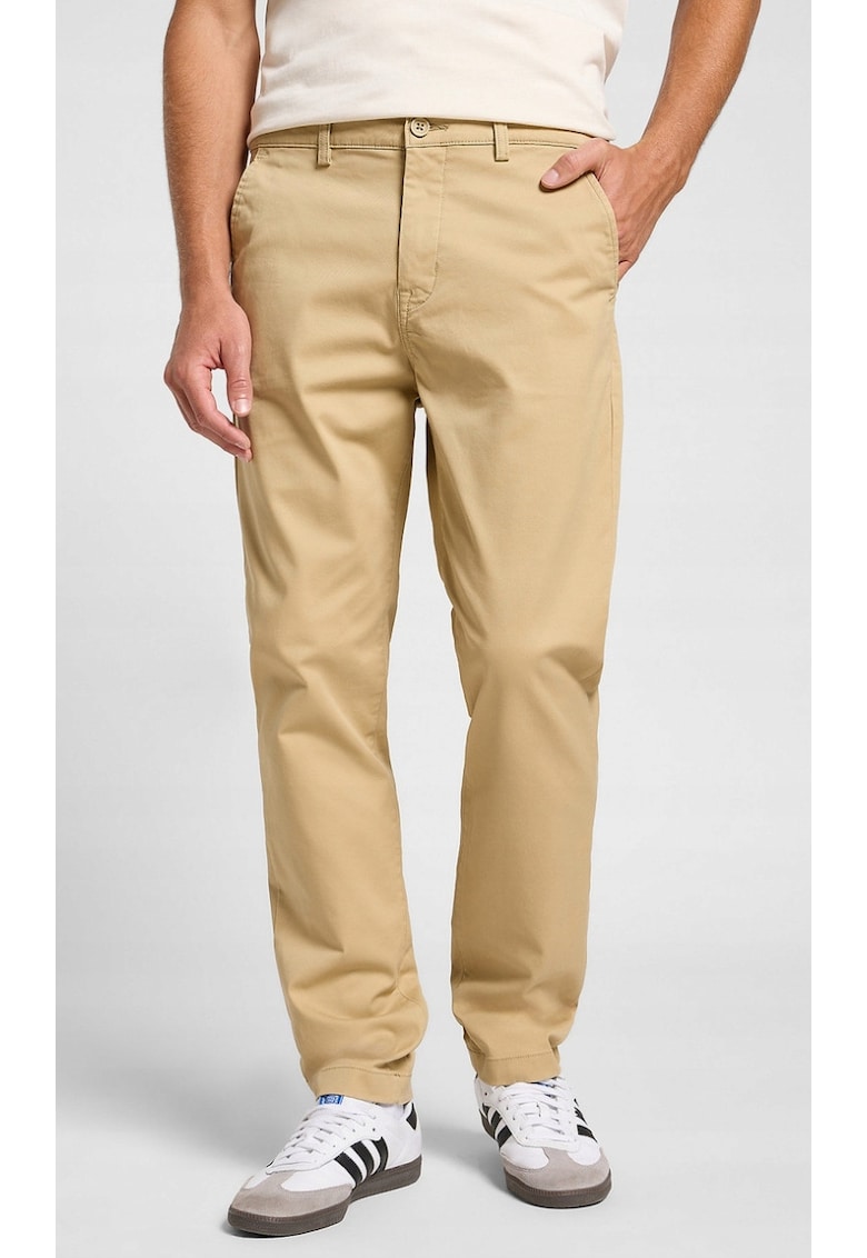 Blugi barbati  Slim Chino - bumbac/elastan - bej
