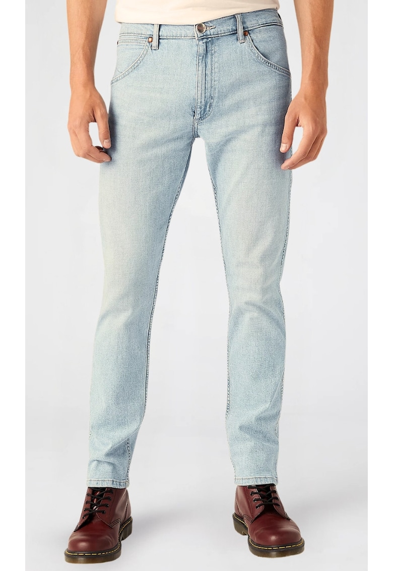 Blugi barbati -  11Mwz Slim - albastru - bumbac - slim fit -