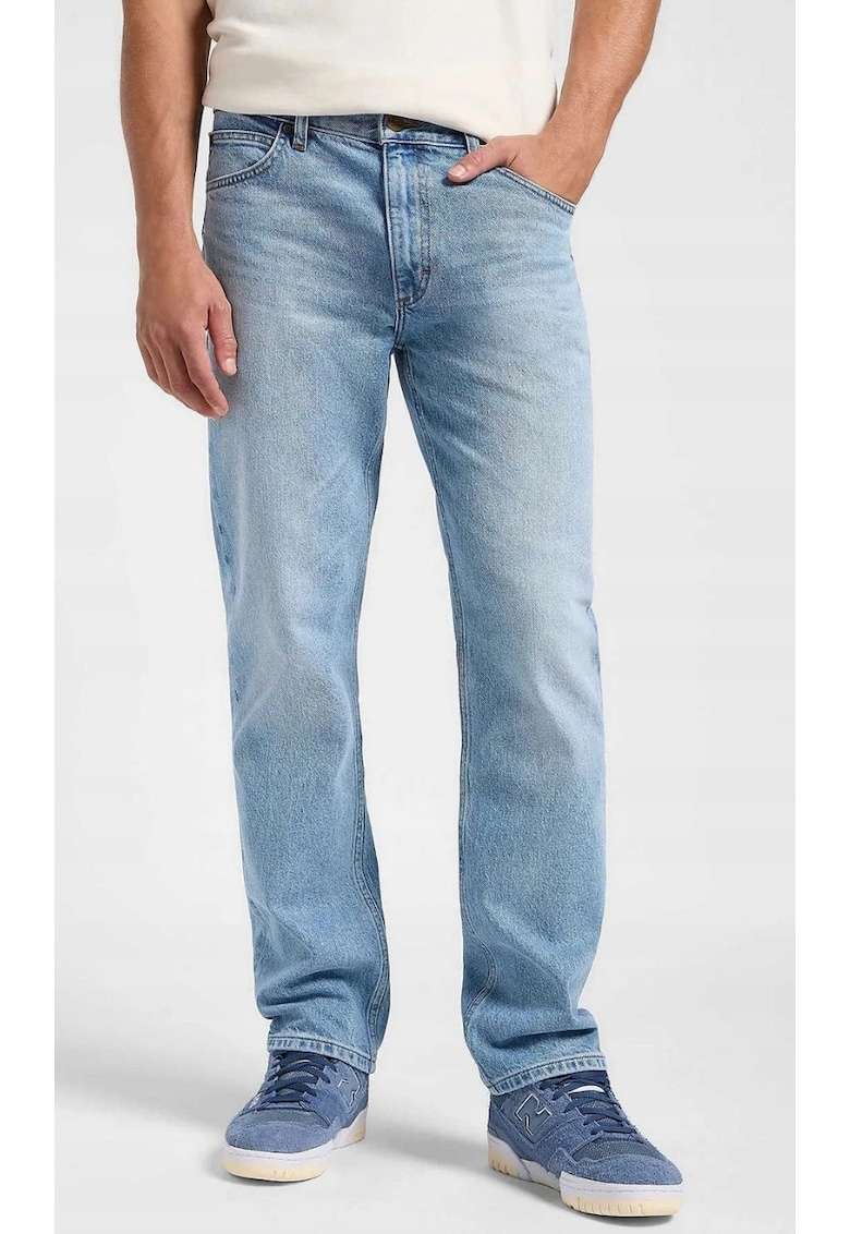 Blugi barbati  Relaxed fit Albastru din Bumbac -