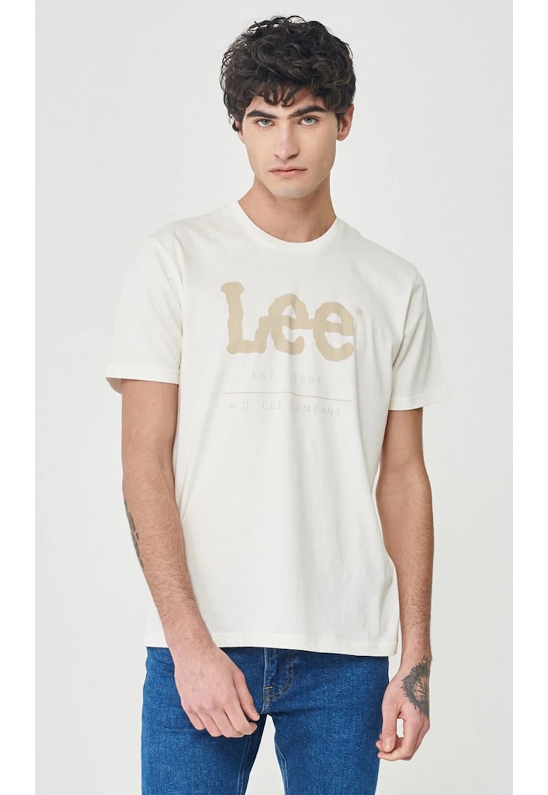 Tricou barbati  LOGO TEE alb - bumbac - cu logo - standard -
