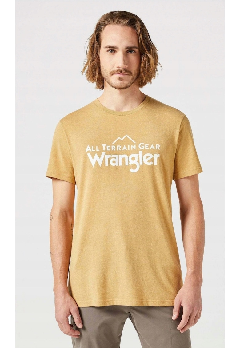 Tricou barbati -  ATG LOGO TEE - regular fit - bej - bumbac
