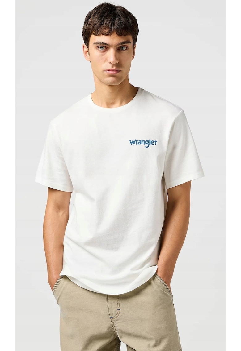 Tricou barbati -  RELAXED TEE - supradimensionat - alb - bumbac