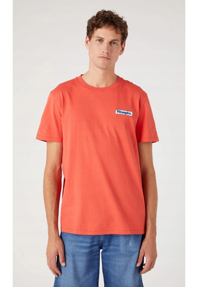 Tricou barbati -  larg - rosu - bumbac -