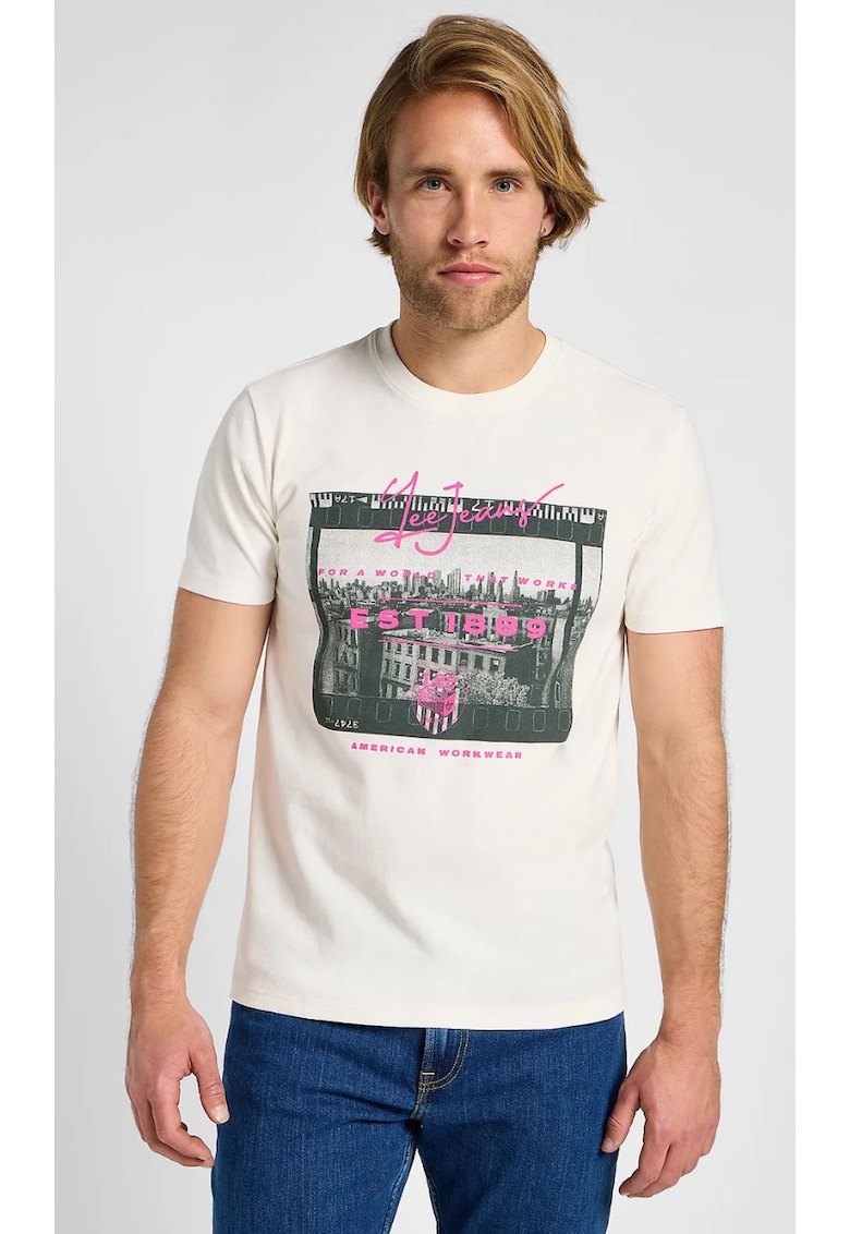 Tricou barbati -  Utility Artist Tee - alb - bumbac - maneca scurta