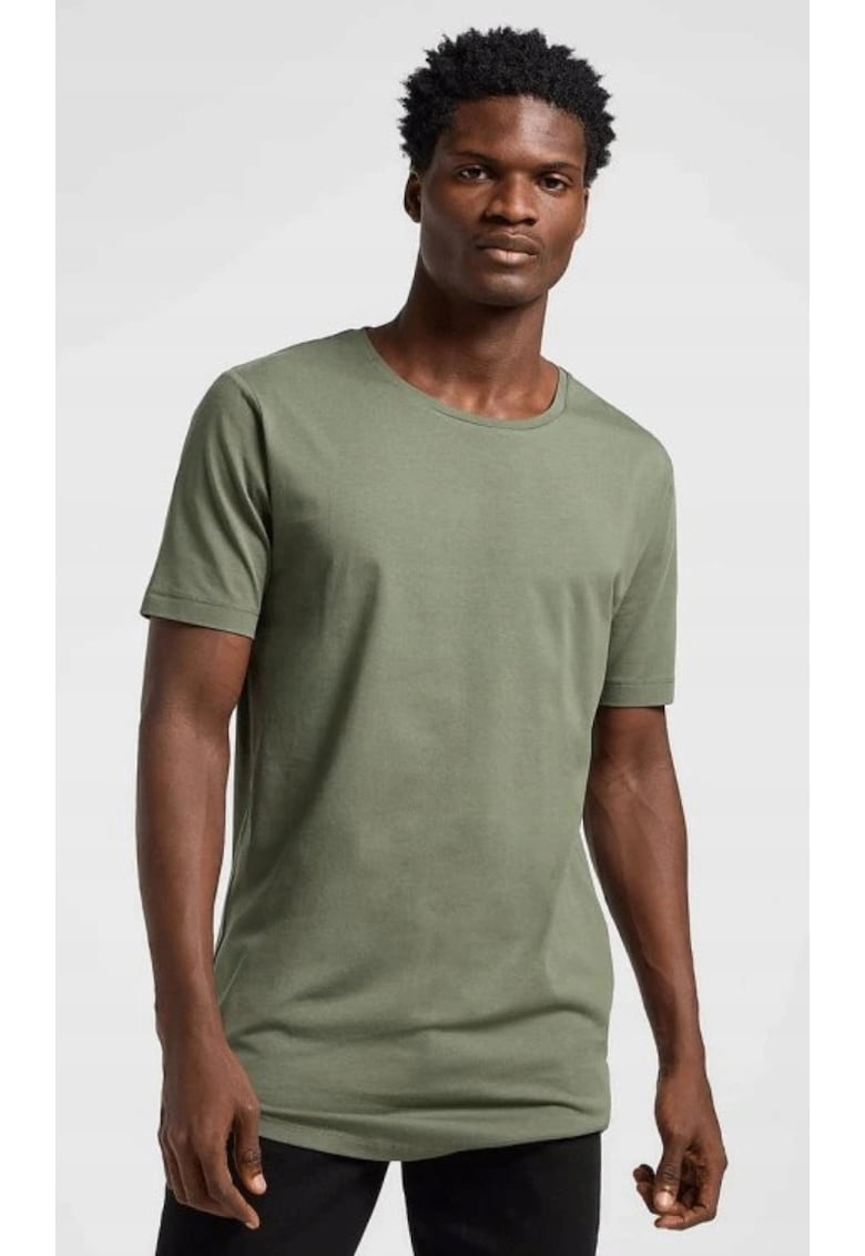 Tricou barbati -  regular fit - verde - bumbac