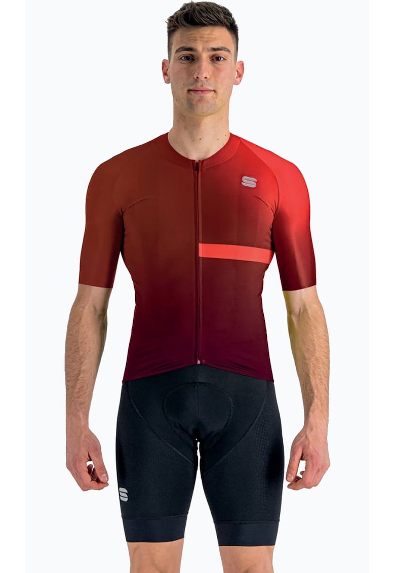 Tricou ciclism barbati -  Rosu