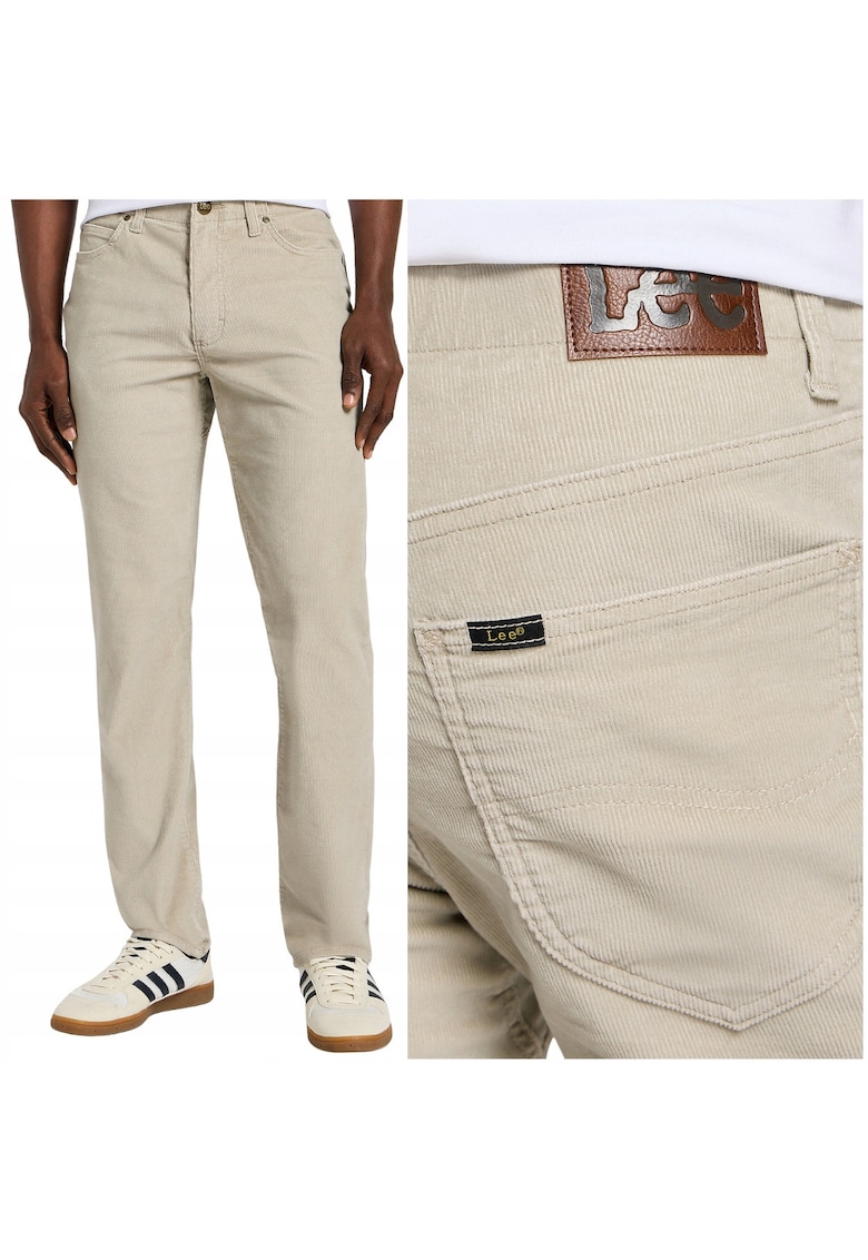 Pantaloni  Slim Fit Extreme Motion bej croi conic