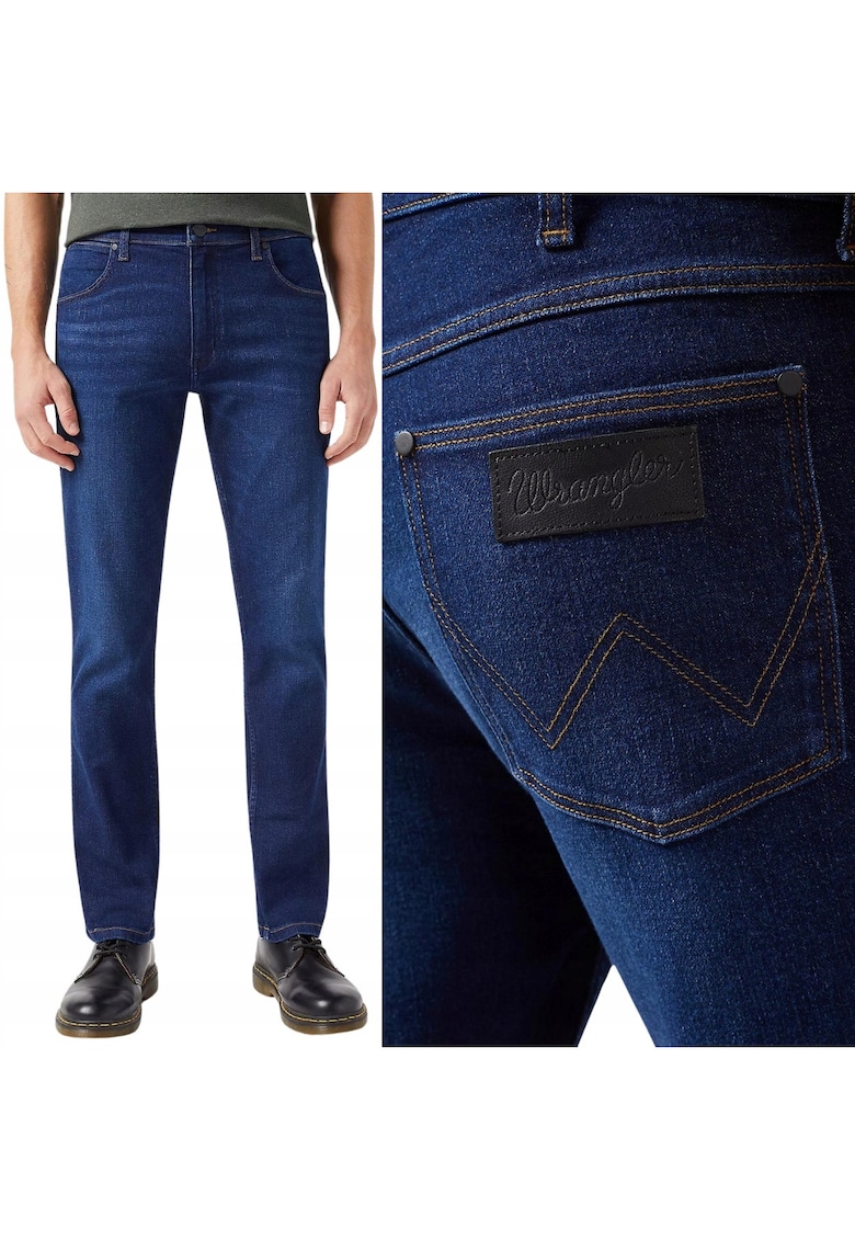 Pantaloni Jeans barbati  Greensboro 803 - albastru inchisfewqg - Albastru