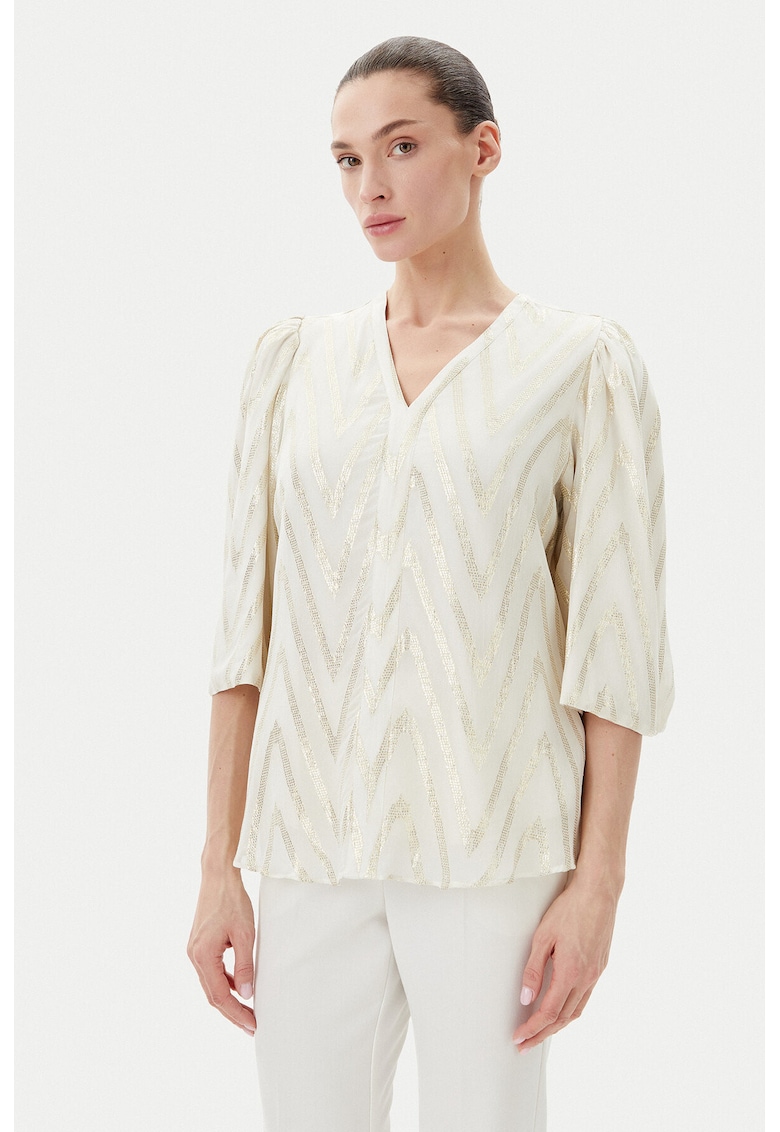 Bluza dama  Collard Majlya BBW4486 - bej -