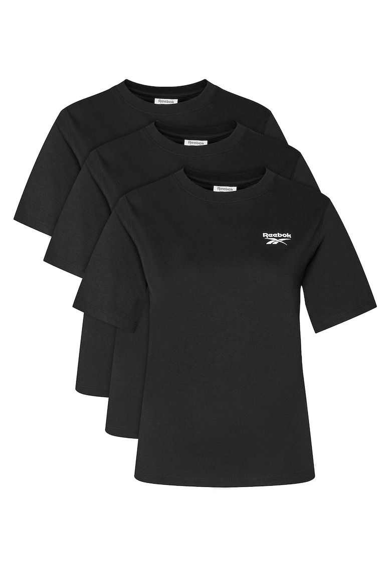 Set tricouri dama -  Negru - 3 buc