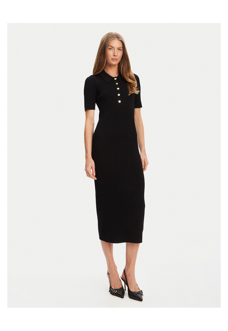 Rochie -  tricotata - neagra