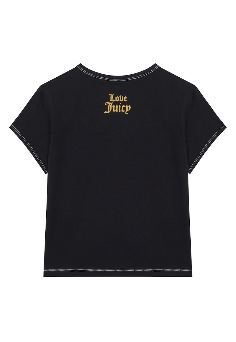 Tricou dama -  Negru/Auriu
