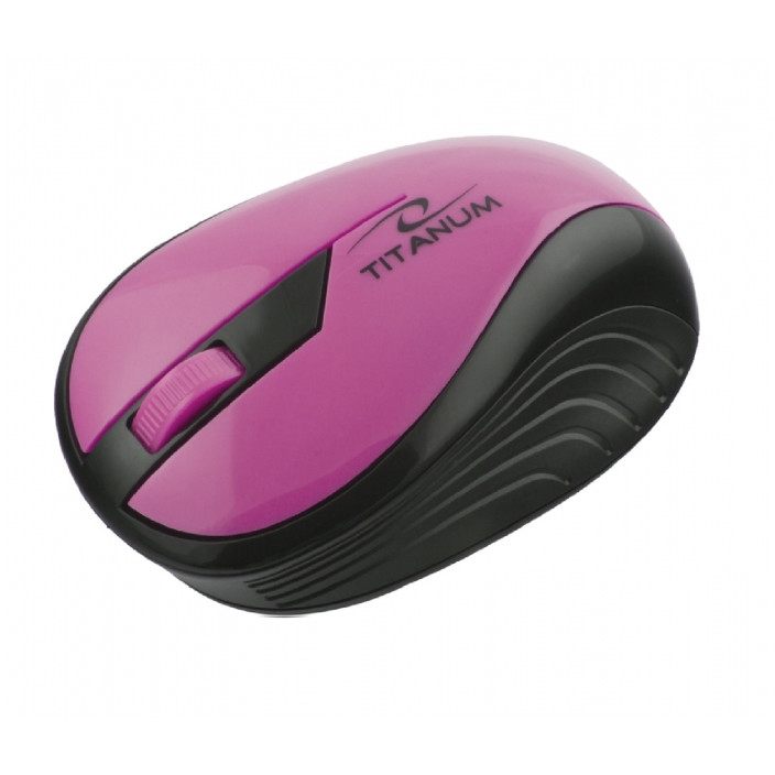 Mouse TITANUM RAINBOW Optical Wireless TM114P Pink