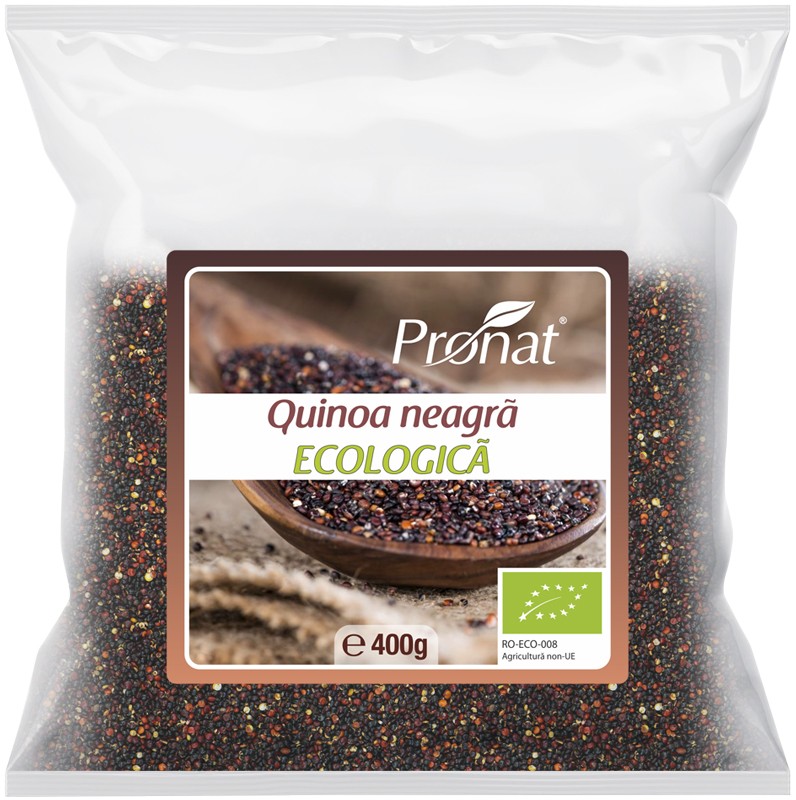 Oferte la Quinoa neagra bio, 400g Pronat