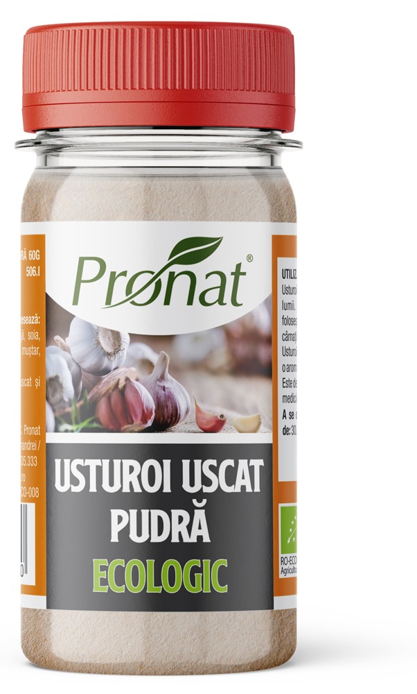 Oferte la Usturoi bio uscat pudra, 60g Pronat
