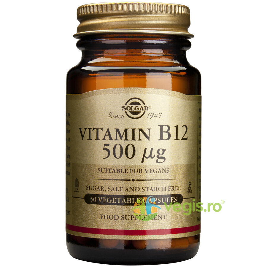 Oferte la Vitamina B12 500mcg 50cps(Cobalamina)