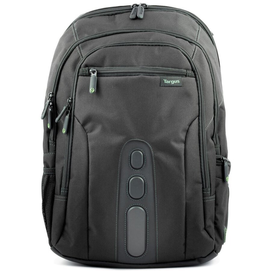 Rucsac 15.6 inch EcoSpruce, Polyester, Negru - Confort Maxim, Spatiu Generos pentru Laptop