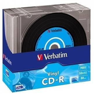 CD-R Verbatim 700 MB, 80min, 52x Vinyl (10buc.)