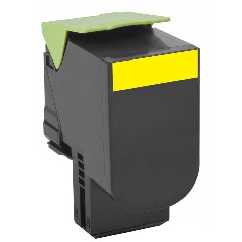 Toner laser Lexmark 80C2SY0, Yellow, 2000 pag