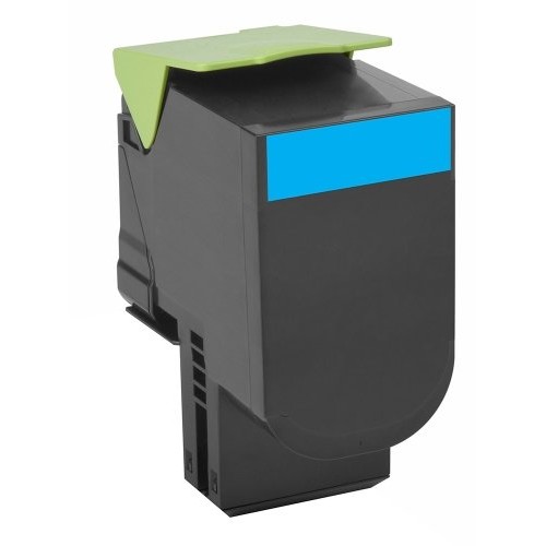 Toner laser Lexmark 80C2SC0, Cyan, 2000 pag