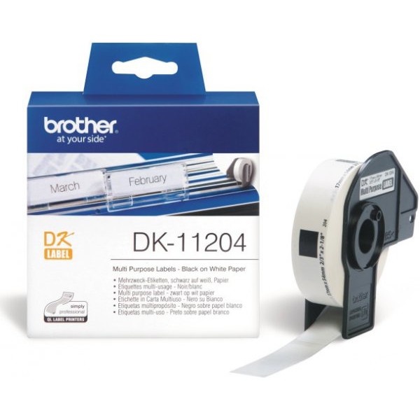 Hartie foto Etichete hartie Brother DK11204 pentru etichetatoare