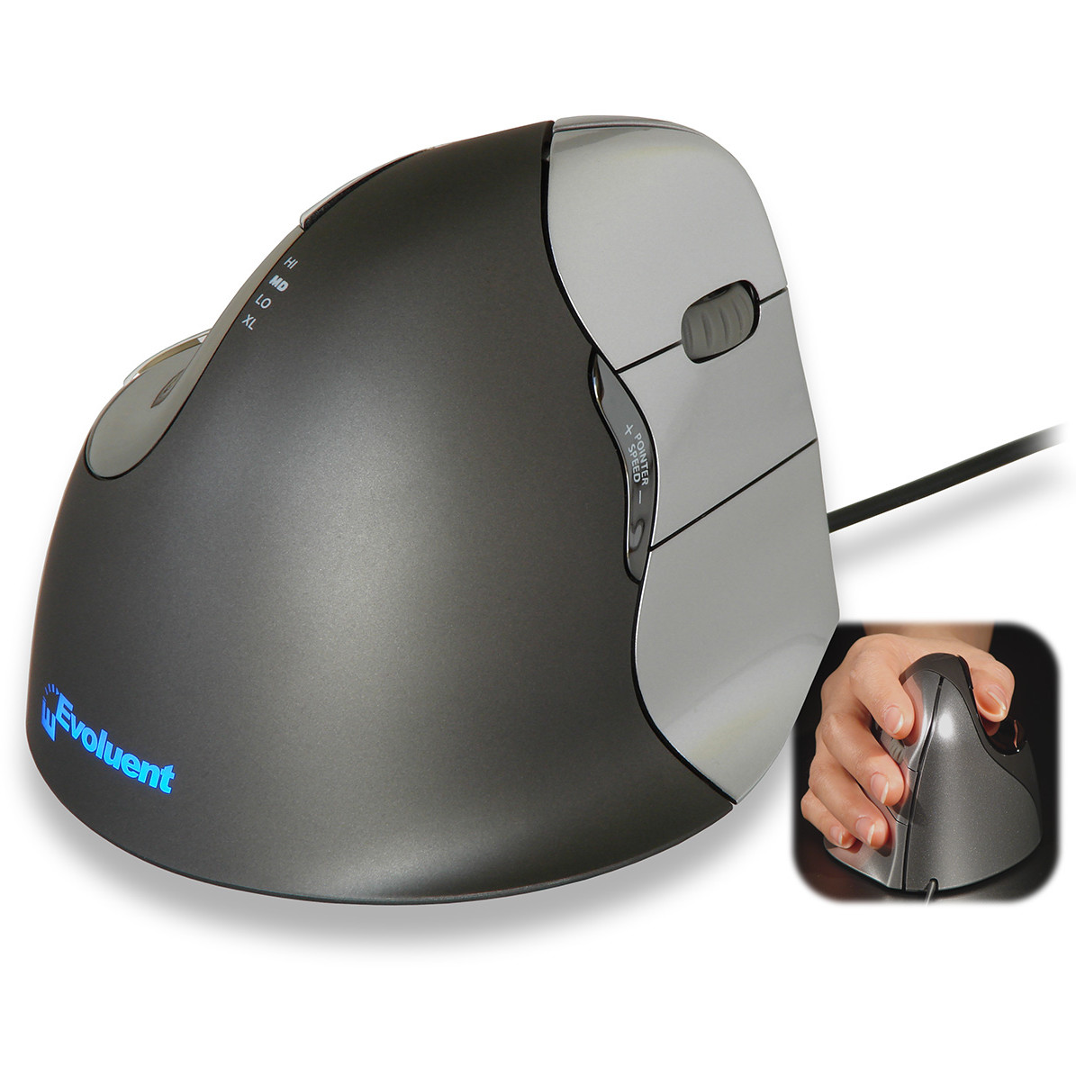Oferte la Mouse VM4R, 6 butoane, USB, Negru