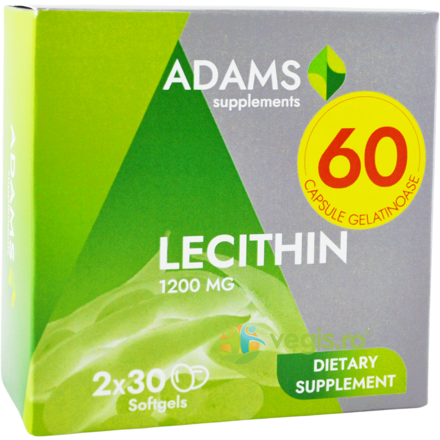 Oferte la Lecitina 1200mg 60cps moi (30cps+30cps)
