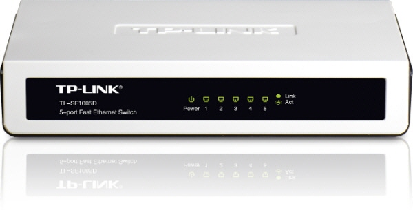 SWITCH, TP-LINK model: Desktop Switch; PORTURI: 5 x RJ-45 ; TL-SF1005D''