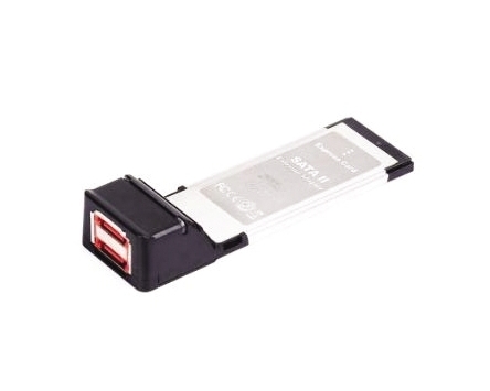 GEMBIRD PCMCIA/EXPRESS; 2xeSATA M la EXPRESS CARD; PCMCIAX-ESATA22