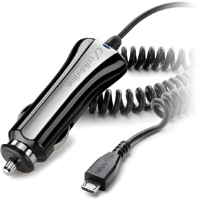 Oferte la Alimentator auto universal pentru tableta si smartphone, micro USB, cablu spiralat, Black (CBRMICROUSB2)