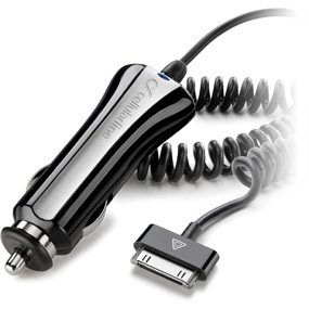 Oferte la Alimentator auto iPhone, cablu spiralat, Black (CBRIPHONE1)