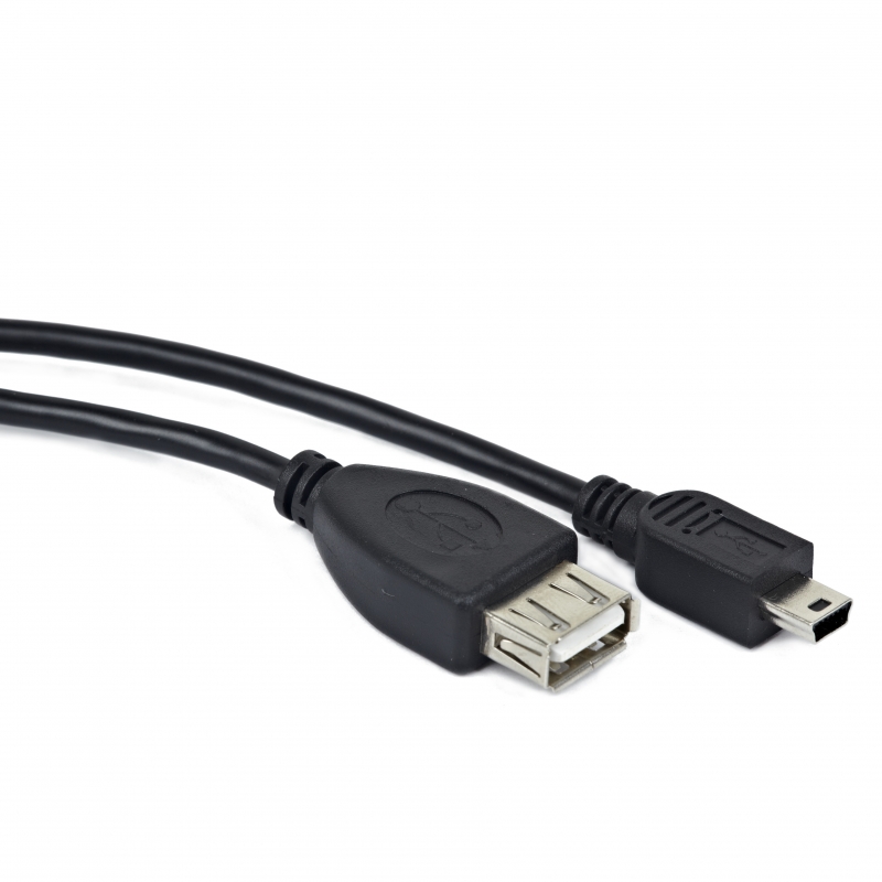 Oferte la Cablu USB OTG AF la Mini-BM, 0.15 m, Gembird (A-OTG-AFBM-002)