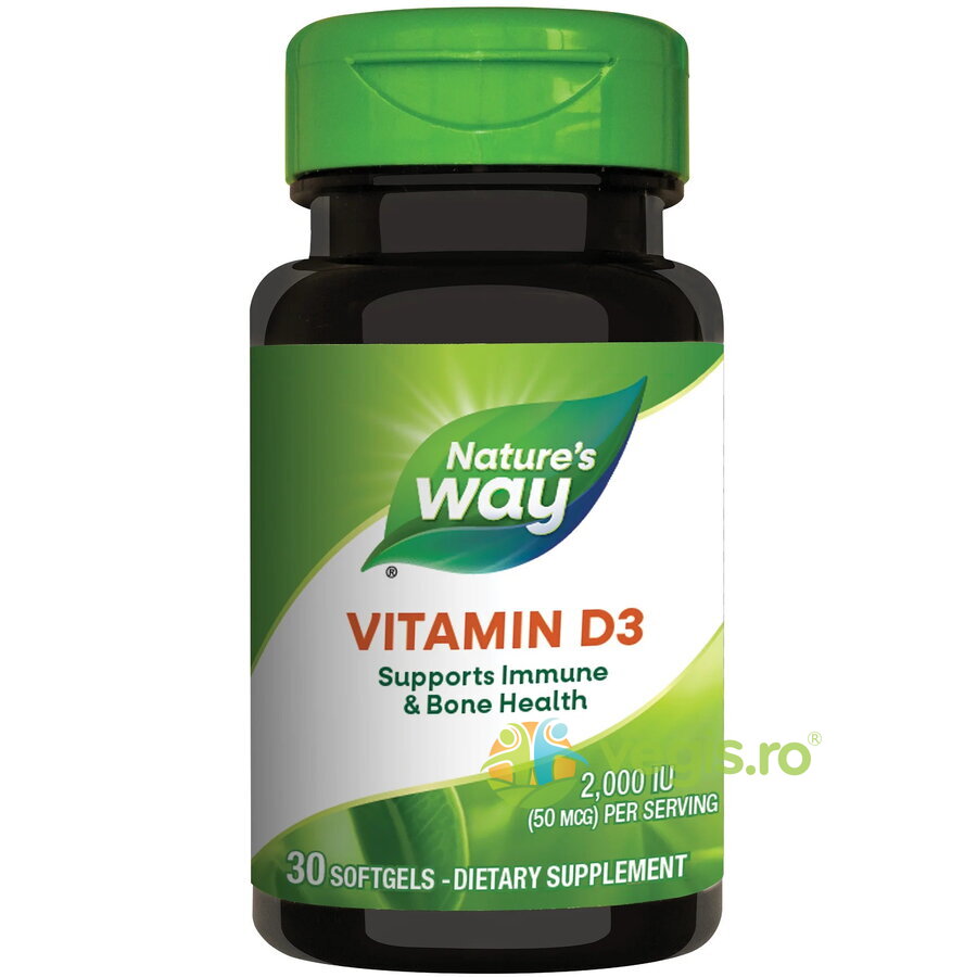 Oferte la Vitamina D3 2000ui (Adulti) 30cps Secom,