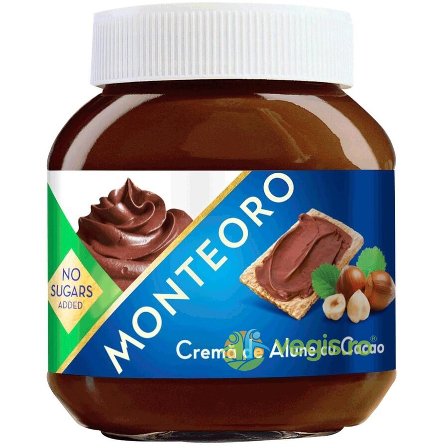 Oferte la Crema De Alune Cu Cacao Monteoro Fara Zahar 350gr