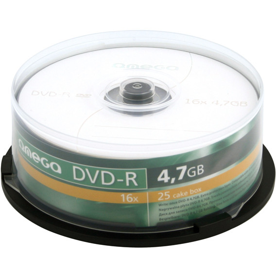 Oferte la DVD-R 16x, 4.7 GB, 25 bucati